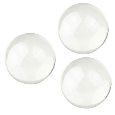 BRIGHTFUFU 3pcs Acrobatic Juggling Clear Acrylic Juggling for Professional High-end Stage Equipment and Coordination Training