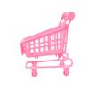 Totority 2pcs Pink Shopping Cart Ornaments Boys and Girls Room Decor Cake Table Party Toys Birthday Decorations view 1