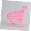 Totority 2pcs Pink Shopping Cart Ornaments Boys and Girls Room Decor Cake Table Party Toys Birthday Decorations view 4