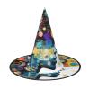BGSHJVF Artificial Intelligence Brain Print Halloween Witch Hat Cosplay Caps Halloween Decoration Costume Accessories For Halloween Party view 1