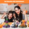 AMSHINE Halloween Building Blocks Set - Pumpkin Ghosts Witch Cat Grave Kit, Party Favors Gift Ornament for Kids view 3