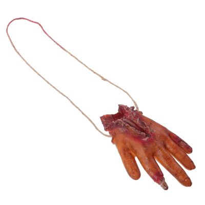 HONMEET 1pc Severed Hand Halloween Decoration Scary Fake Body Part Pendant for Pranks for and Pub Decor Create Memorable Halloween for Scaring