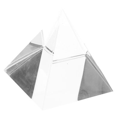 Anneome Optical Glass Prism Pyramid Suncatcher for Light Refraction for Science Projects and Desktop Decor Enhancing Light Displays and Color Effects