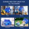 Naibrxh Space Rocket Ship Kids Tent with Mat for Boys & Girls Aged 3+ Toddler for Indoor Outdoor Playhouse Tent Set Sizes 4746.838.1In,Washable view 4