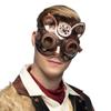 Boland 54576 Half Mask Steamcat Mask for Steampunk Fancy Dress Costumes, Accessories for Carnival or Theme Party view 1