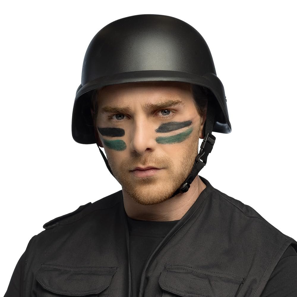 Boland - Helm Army, Military Helm, Fancy Dress Headwear, Fancy Dress Accessories, Carnival, Theme Party