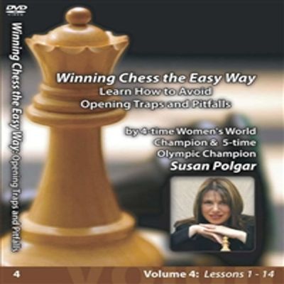 Susan Polgar: Winning Chess The Easy Way - Volume 4 - How to Avoid Opening Traps - Chess Opening Video DVD