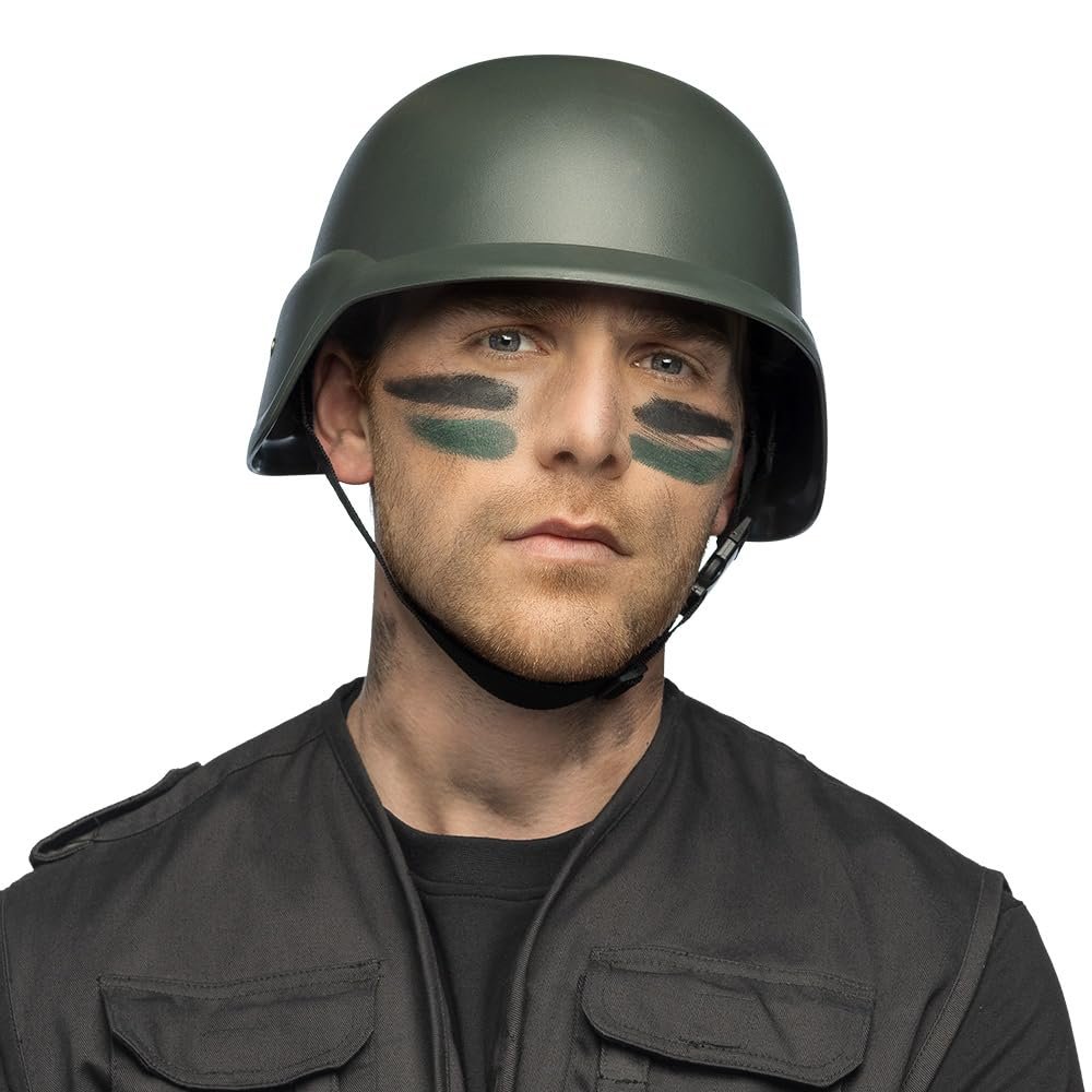 Boland - Helm Army, Military Helm, Fancy Dress Headwear, Fancy Dress Accessories, Carnival, Theme Party