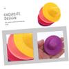Abaodam 20pcs Hat for Dolls Cute Replaceable Miniature Hats Dollhouse Decoration for Boys and Girls Parties and Crafts view 3