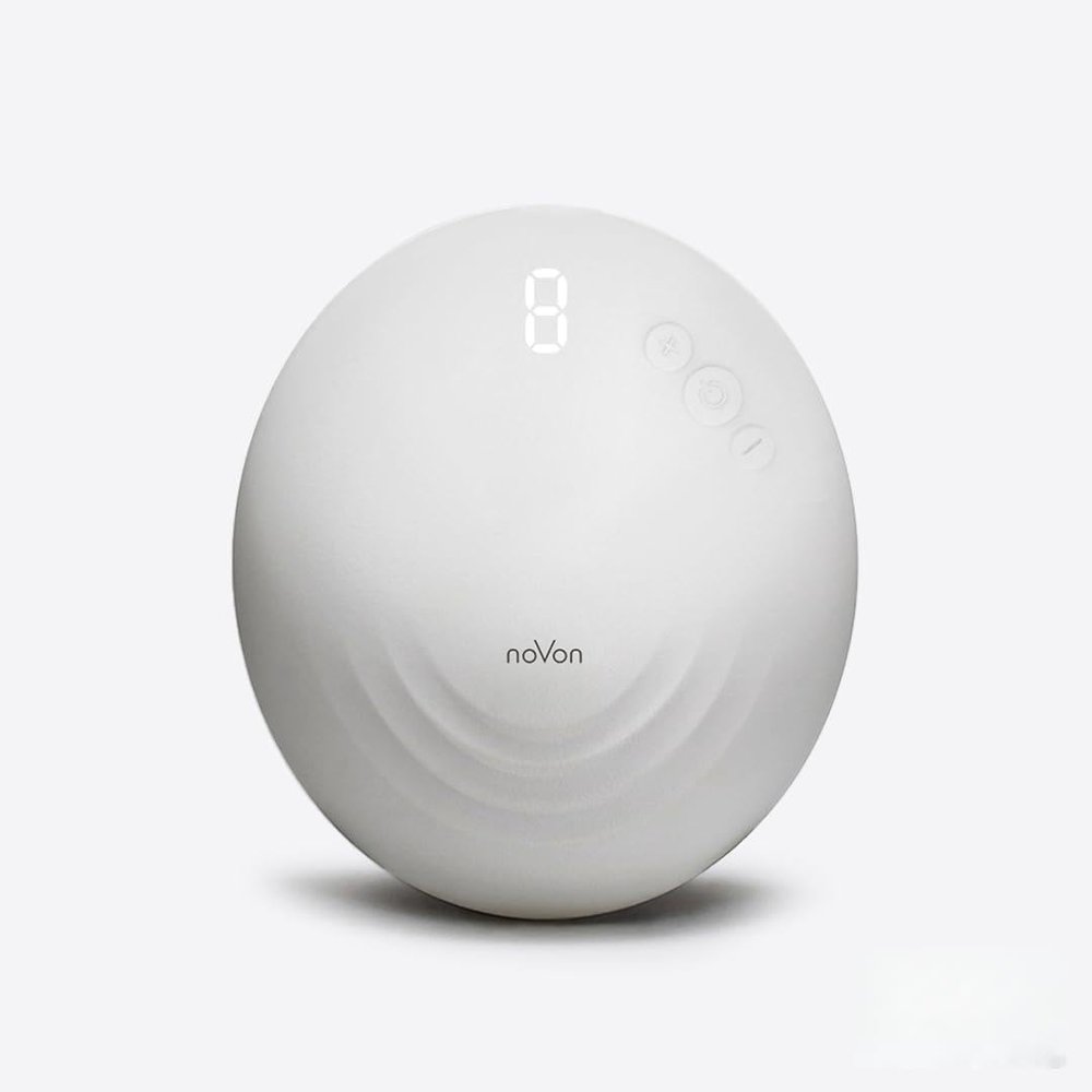 noVon Wearable Inverted Electric Nipple Corrector C2 Wireless 8 Levels of Adjustable Suction Maximum Pressure 180mmHg Under 30.6 db Rechargeable Sunken Non Visible 1 Count