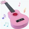 21 Inch 4 String Wooden Acoustic Guitar Ukulele Musical Instruments Perfect For Beginner (Pink) view 4