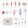 FytStycale Kids Pretend Play Makeup Set Pretend Play Makeup Beauty Set Makeup Set Toy Wooden Makeup Toys for Girls view 4