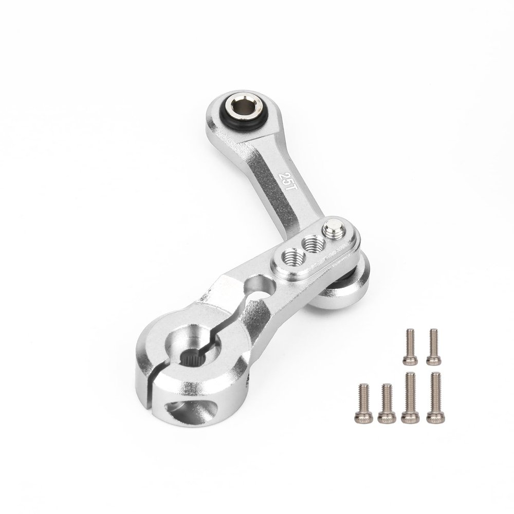 Aluminum Tie Rod&25T Steering Servo Horn for 1/8 6S Arrma Typhon/Kraton