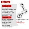 Aluminum Tie Rod&25T Steering Servo Horn for 1/8 6S Arrma Typhon/Kraton view 3
