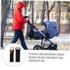 VICASKY 4pcs Stroller Diaper Bag Hooks Heavy Duty Hooks for Stroller for Hanging Bags Clamps view 2