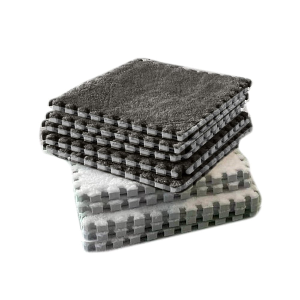 10pcs/lot Room Carpet Splicing Mat Children's Bedside Small Blankets Stain Living Room Floor Mat 30x30cm