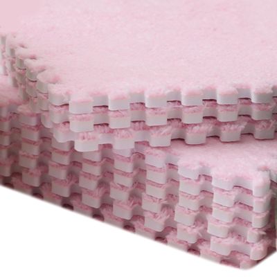 10pcs/lot Room Carpet Splicing Mat Children's Bedside Small Blankets Stain Living Room Floor Mat 30x30cm