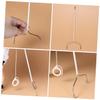 Abaodam 1pc Doll Support Stand Figures Lightweight Display Rack for Dolls and Figures Portable Organizer Sturdy Design for Easy Display Shelves Tables view 3