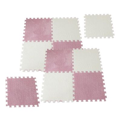 10pcs/lot Room Carpet Splicing Mat Children's Bedside Small Blankets Stain Living Room Floor Mat 30x30cm
