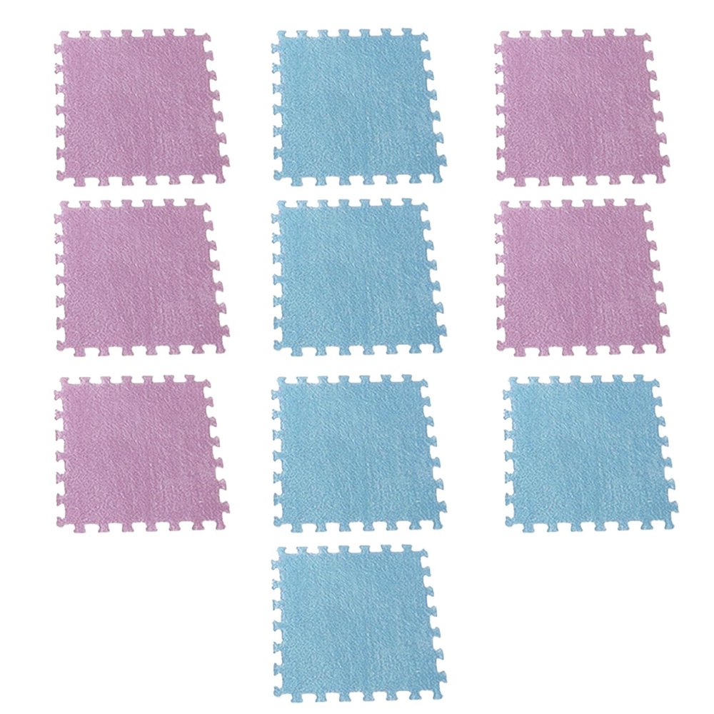 10pcs/lot Room Carpet Splicing Mat Children's Bedside Small Blankets Stain Living Room Floor Mat 30x30cm