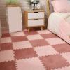 10pcs/lot Room Carpet Splicing Mat Children's Bedside Small Blankets Stain Living Room Floor Mat 30x30cm view 4