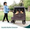 WONDERFOLD Weather Cover for W2 Elite/Luxe Collapsible Wagon Stroller - Versatile Rain Cover for Stroller Wagon with Advanced Waterproof & Simple Install view 2