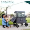 WONDERFOLD Weather Cover for W2 Elite/Luxe Collapsible Wagon Stroller - Versatile Rain Cover for Stroller Wagon with Advanced Waterproof & Simple Install view 4