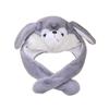 Abaodam Funny Husky Hat Movable Ears Plush Dog Toy for Adults Boys and Girls The Animal view 1