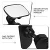 Abaodam Car Mirror for Rear Facing Boy Girl Extra Wide Angle Safety Mirror Shatterproof Design for Secure Monitoring Lightweight and Compact Car Seat Accessory view 3
