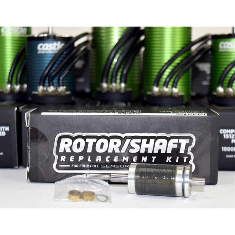 Castle Creations 011-0166-00 Rotor/Shaft Replacement KIT 1515-2200Kv V2