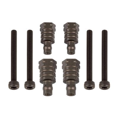 Team Associated RC8B4 FT Shock Bushings, 14mm & 17mm, Aluminum, ASC81591