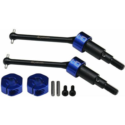 Hot Racing GRM288NR Steel Rear CVD Axles Drive Shafts Set B : Grom