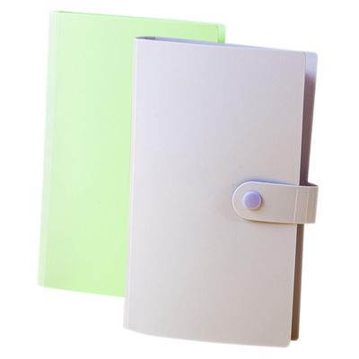 HONMEET 2pcs Currency Collection Album Portable Money Book for Banknotes Paper Holder for Safe Storage and Display of Cash and Collectibles