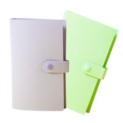 Alasum 2pcs Collection Book Portable Banknote Holder for Paper Notes Money Protection Album Sleeves for Commemorative Notes and Coin Storage Green Purple