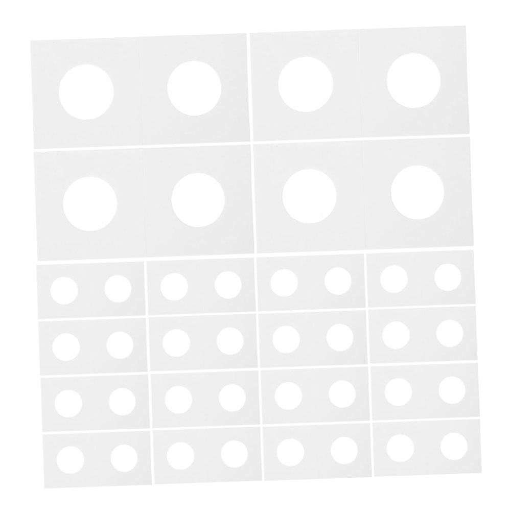 NAMOARLY Coin Flips Small Holder Set 100pcs Coin Collection Supplies Paper Wrap for Collectors