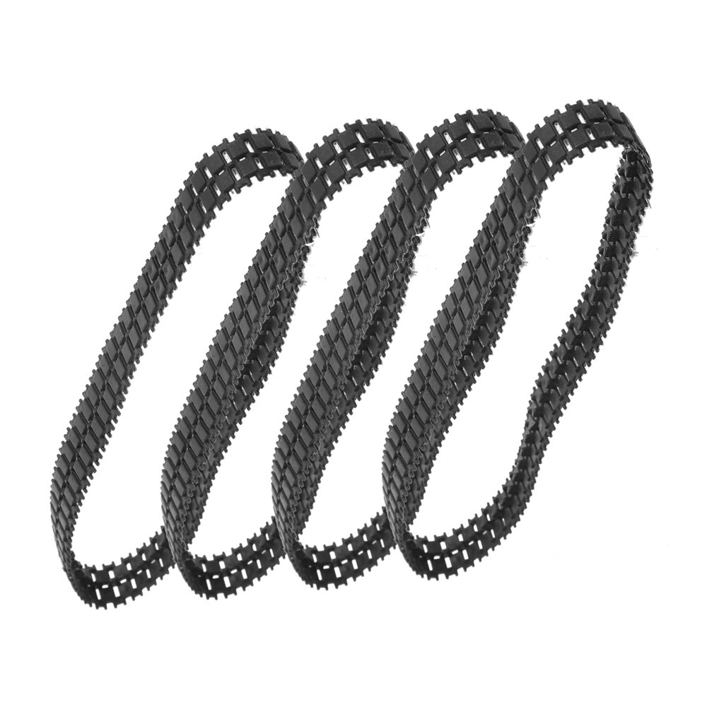 MOLUCKFU DIY Making Tank Tracks 4Pcs Rubber Tank Tracks Treads for DIY Robot s for Model