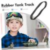 MOLUCKFU DIY Making Tank Tracks 4Pcs Rubber Tank Tracks Treads for DIY Robot s for Model view 2
