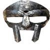 vkexport MF Doom European Sterling Silver Gladiator Mad-Villain Mask, Hand Forged Silver Party Mask 18G Steel Face Armor Medieval Halloween Party Props Helmet Gift view 2