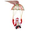 OKUMEYR 1pc Adorable Electric Santa Claus Toy Music and Somersault Function Christmas Plaything for Boys and Girls Festive Holiday Decoration for Desktop and Home Atmosphere view 2