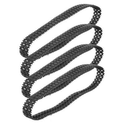 GARVALON 4pcs DIY Tank Tracks Replacement Parts for Rc Tanks Robot Track Toy Crawler Enhance Creativity Skills