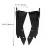 MOLUCKFU 2pcs Carbon Fiber Rear Lip Spoiler Diffuser Splitters for Car Protection Easy to Install Scratch-Resistant Aggressive Style Enhancement view 2