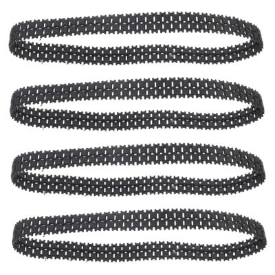 PHENOFICE Rubber Tank Tracks Replacement 4pcs DIY Tank Treads DIY Tank Track Replacement for Robot Track