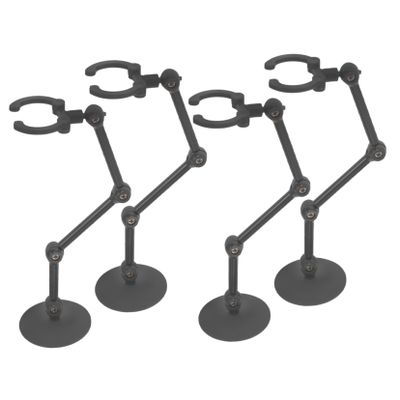 Alasum 4pcs Action Figure Stands Doll Stands Desktop Figure Holders Doll Model Supports Supply