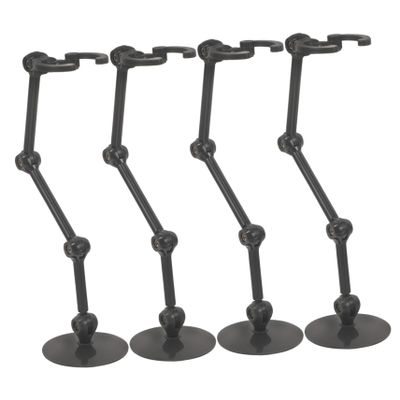 HOOTNEE 4pcs Action Figure Display Stand Set Holder for Doll Models Stable and Practical Support for Collectors Easy to Use
