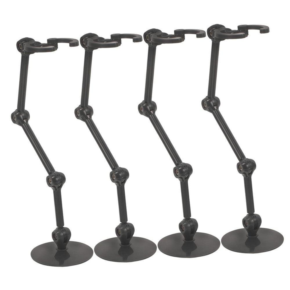 HOOTNEE 4pcs Action Figure Display Stand Set Holder for Doll Models Stable and Practical Support for Collectors Easy to Use