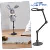 HOOTNEE 4pcs Action Figure Display Stand Set Holder for Doll Models Stable and Practical Support for Collectors Easy to Use view 3