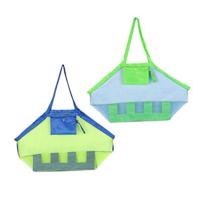 Alasum 2pcs Beach Toy Mesh Bag Outdoor Storage Bag for Boys and Girls Mesh Tote Carrying Handles Large Size for Beach Pool and Boating