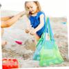 Alasum 2pcs Beach Toy Mesh Bag Outdoor Storage Bag for Boys and Girls Mesh Tote Carrying Handles Large Size for Beach Pool and Boating view 4