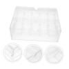 CAXUSD Clear Acrylic Poker Chip Tray Lid Transparent Poker Chips Organizer for Easy Access and Storage Compact Design for Home and Game view 2