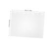 VILLCASE 10sheets Coin Folder Notebooks Stamp Album Stock Pages for Stamp Collecting Strong and Family-Friendly Book Pages view 3